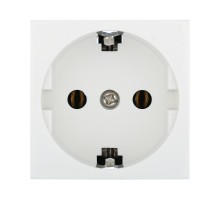 Розетка с з/к, без шторок (белый) LK45  851304  Ecoplast