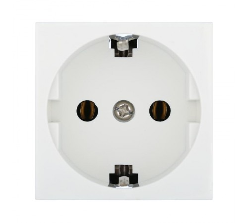 Розетка с з/к, без шторок (белый) LK45  851304  Ecoplast
