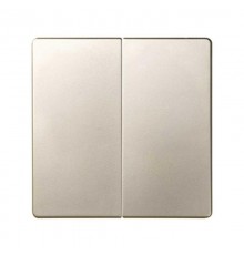 Simon 82 Клавиши (2 шт) для двухклавишного выключателя (проходной + кнопочный), S82, S82N, шампань  82026-34  Simon