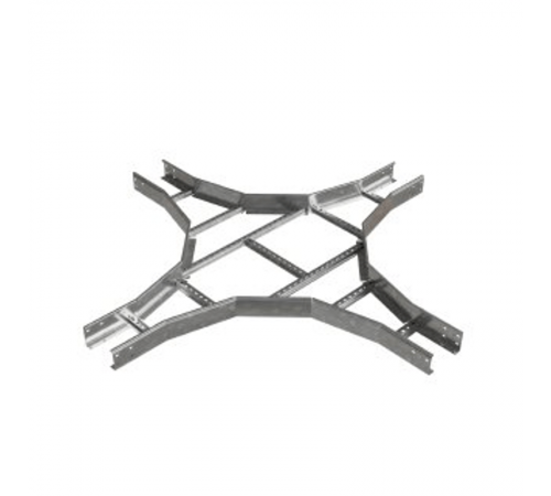 Х-разветвитель лестничный 100х100х1,2 мм R600 N  LXD100-100-1.2-R600 N  КМ-профиль