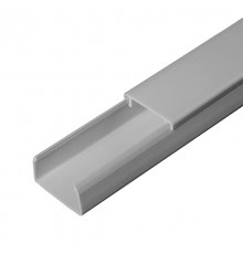 Кабель-канал серый RAL 7035 25х16 (80м/уп) 2-й замок в п/э  PR03.0072  Промрукав