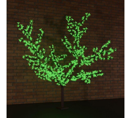 Светодиодное дерево Сакура, высота 2,4м, диаметр кроны 2,0м, зеленые светодиоды, IP65, понижающий трансформатор в комплекте  531-124  NEON-NIGHT