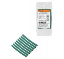 Набор трубок термоусаживаемых, не поддерживающих горение, клеевых, длиной 10 см ТТкНГ(3:1) "Моноцвет, зелёный 6,4/2,0 "  SQ0548-2605  TDM