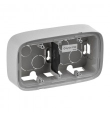 Valena ALLURE Алюминий Коробка для накладного монтажа 2-ая  755572  Legrand