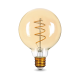Лампа светодиодная Black LED Filament G95 Flexible E27 6W Golden 360lm 2400К  105802007  Gauss