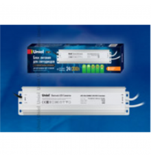 Блок питания с защитой от короткого замыкания и перегрузок, UET-VAJ-200B67 алюм. , 200Вт, 24В, IP67, 2 выходных канала  10591  Uniel