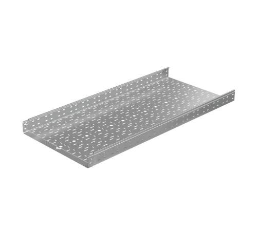 Лоток перф. 80х600х1,5 L6000 мм "Быстрый монтаж ПЛЮС" HD  LPplus80-600-1.5-6000 HD  КМ - профиль