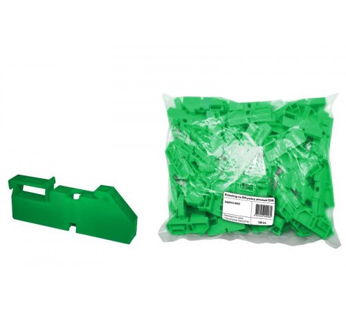 Изолятор на DIN рейку зелёный   SQ0810-0003  TDM