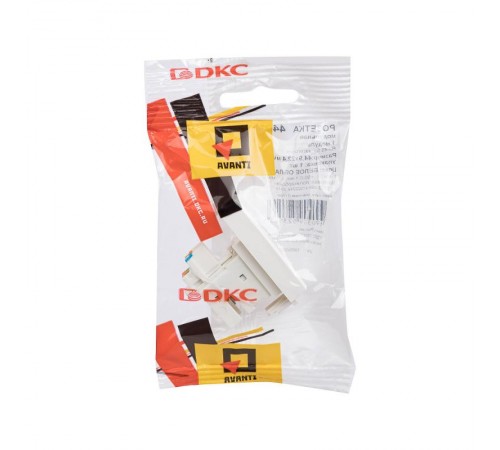 Компьютерная розетка "Белое облако" "Avanti" RJ-45 модульная,кат. 5е , 1 мод  4400461  DKC