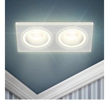 Светильник встраиваемый декоративный DK92 WH MR16/GU5.3 белый  Б0054362  ЭРА