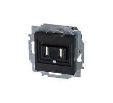 ABB Levit Антрацит USB зарядка 2-ая  5014H-A00040 63W  2CHH290040A6063  ABB