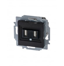 ABB Levit Антрацит USB зарядка 2-ая  5014H-A00040 63W  2CHH290040A6063  ABB