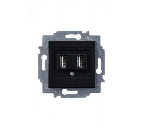 ABB Levit Антрацит USB зарядка 2-ая  5014H-A00040 63W  2CHH290040A6063  ABB