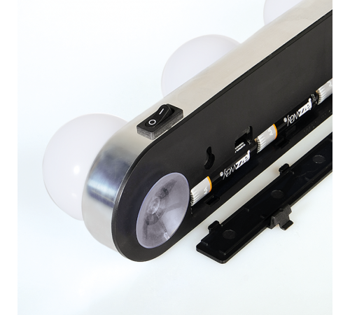 Светильник беспроводной ML-L04-sr, подсветка для зеркал, серебряный  .5036734  Jazzway