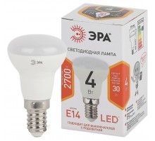 Лампа светодиодная LED R39-4W-827-E14 Лампы СВЕТОДИОДНЫЕ СТАНДАРТ ЭРА (диод, рефлектор, 4Вт, тепл, E14)  Б0017225  ЭРА