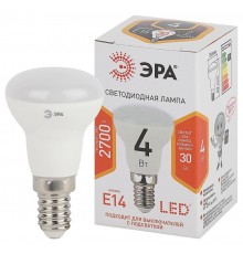 Лампа светодиодная LED R39-4W-827-E14 Лампы СВЕТОДИОДНЫЕ СТАНДАРТ ЭРА (диод, рефлектор, 4Вт, тепл, E14)  Б0017225  ЭРА