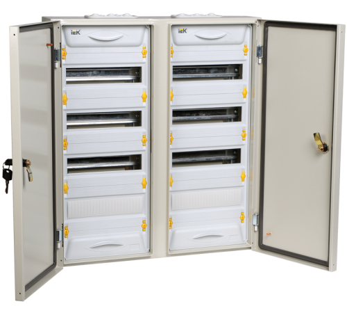 Корпус металлический ЩРн-2х48з-1 (ВхШхГ) 690x620x136мм IP54 UNIVERSAL  MKM11-N-2x48-54-Z-U  IEK