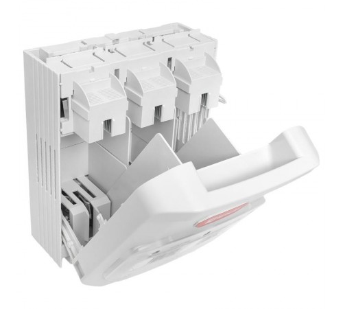 Выключатель-разъединитель УВРЭ v2 250А с дополнительным контактом (NO+NC) откидного типа под предохранители ППН (габ.1) uvre2-250EKF