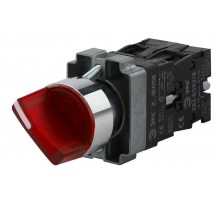 Переключатель LAY5-BK2465 2 положения красный (20/200/3200)  Б0045689  ЭРА