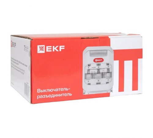 Выключатель-разъединитель УВРЭ v2 250А с дополнительным контактом (NO+NC) откидного типа под предохранители ППН (габ.1) uvre2-250EKF