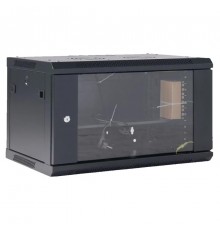 Настенный шкаф 19" 9U 600450501 (ШxГxВ), RAL 9005  04-0964-112  REXANT
