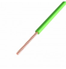 Провод ПГВА REXANT 1х0.75 мм, Cu, зеленый, бухта 200 м 01-6503-1  REXANT