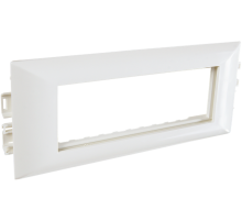 Суппорт с рамкой на 3 поста (45х45) в профиль для кабель-канала 100х50  100009S  SPL