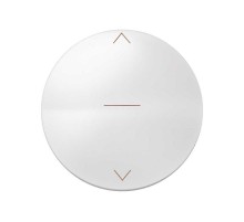 Клавиша для выключателя жалюзи трехпозиционного с пиктограммой "стрелки" белого цвета S88  88033-30  Simon