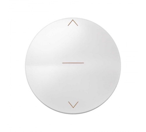 Клавиша для выключателя жалюзи трехпозиционного с пиктограммой "стрелки" белого цвета S88  88033-30  Simon