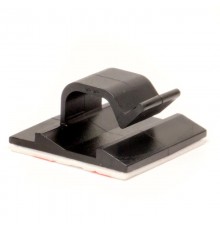 Клипса самоклеящаяся для кругл.кабеля диаметром 16мм, черная 25x25  25439SR  DKC