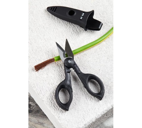 Универсальные ножницы монтажника в пластиковом чехле WS-35 EKF Professional  ws-35  EKF