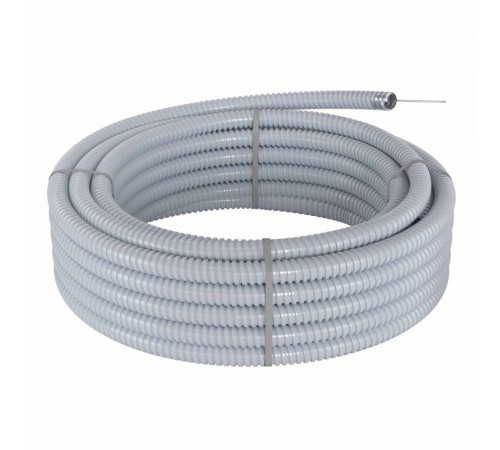 Металлорукав DN 10мм в герметичной ПВХ изоляции, Dвн 10,0 мм, Dнар 14,0, с протяжкой, 50 м, цвет серый  6071R-010P  DKC