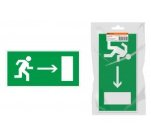 Знак "Направление к эвакуационному выходу направо" 350х124мм для ССА  SQ0817-1006  TDM