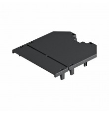 Накладка монтажной коробки UT3 глухая 82,5x76 мм (полиамид,черный) (UT3 P0)  7408743  OBO Bettermann