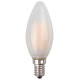 Лампа светодиодная F-LED B35-9w-840-E14 frost (филамент, свеча мат, 9Вт, нейтр, E14)  Б0046996  ЭРА