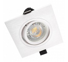 Светильник светодиодный встраиваемый DK3021-WH , IP20, 10Вт, GU5.3, LED, белый, пластик  DK3021-WH  DENKIRS