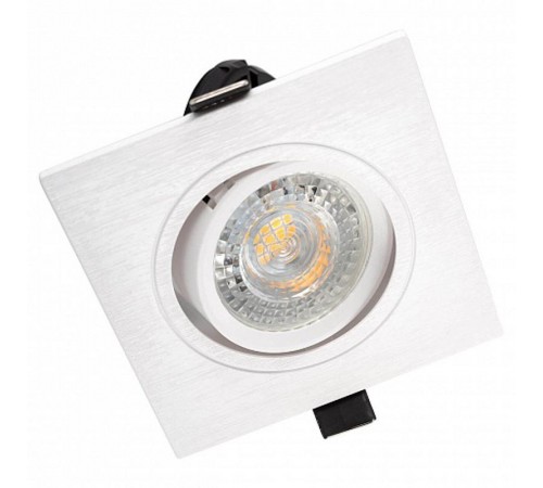 Светильник светодиодный встраиваемый DK3021-WH , IP20, 10Вт, GU5.3, LED, белый, пластик  DK3021-WH  DENKIRS