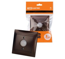 Выключатель с датчиком движения 1А шоколад "Лама"  SQ1815-0547  TDM