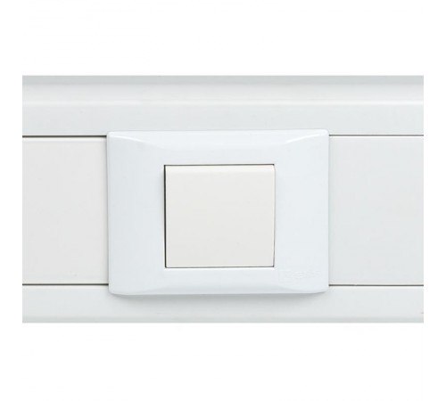 Выключатель 10А,  1 клавишный без индикатора  E2MV10-021-10  EKF