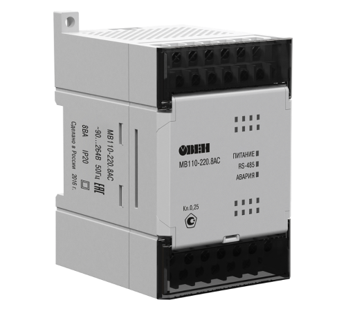 Модуль аналогового ввода МВ110-220.8АС  60610  ОВЕН