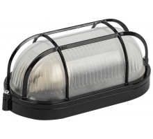 Светильник  НБП 04-60-002 Акватермо алюминий/стекло решетка IP54 E27 max 60Вт 212х105 черный   Б0063898  ЭРА