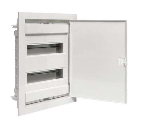 Встраиваемый силовой щит "Nova" 24 мод. с пластик. дверью IP41 Proxima  nv-pb-pd-2  EKF