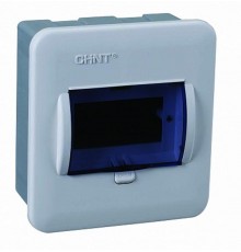 Корпус пластиковый модульный с неоновым индикатором 12 мод 1 ряд NX8-12 IP30 (R)  216033  CHINT