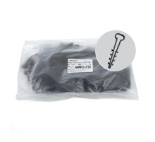 Дюбель-хомут для плоского кабеля (5-10мм), черный (упаковка100шт.), DCL01-05-10  39860  STEKKER