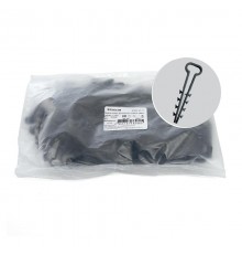 Дюбель-хомут для плоского кабеля (5-10мм), черный (упаковка100шт.), DCL01-05-10  39860  STEKKER