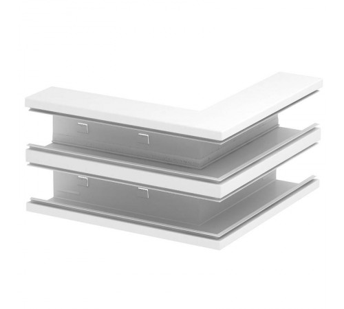 Внешний угол кабельного канала Rapid 80 нерегулируемый 90x210 мм (сталь,белый) (GS-DA90210RW)  6278510  OBO Bettermann