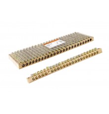 Шина "N" нулевая 6х9мм 24/2 (24 группы/крепеж по краям)   SQ0801-0065  TDM