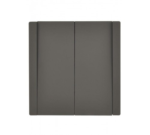 FORTE&PIANO Выключатель 2-клавишный 10А FP305 серый  FP-V20-0-10-1-K03  IEK