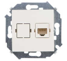 Simon 15 Сл. кость Розетка компьютерная RJ45 кат.5е, Systimax  1591598-031  Simon