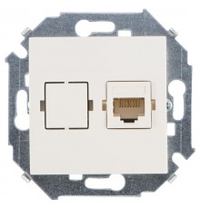 Simon 15 Сл. кость Розетка компьютерная RJ45 кат.5е, Systimax  1591598-031  Simon
